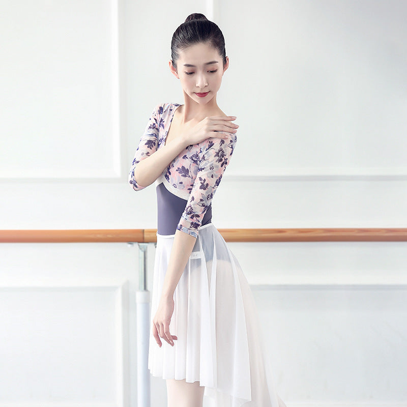 Ballet Slim-fit Jasmine Print Gym Outfit