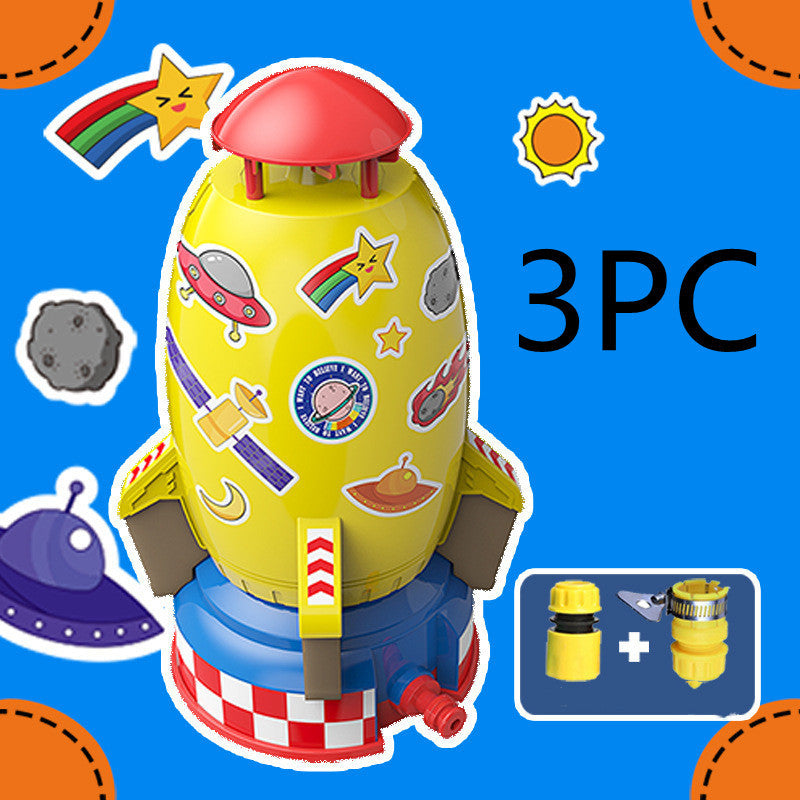 Rocket Launcher Toys Outdoor Rocket Water Pressure Lift Sprinkler Toy Interaction In Garden Lawn Water Spray Toys For Kids Summer Gadgets