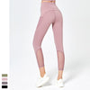 Tight elastic mesh breathable pocket gym pants