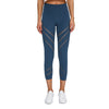 Gauze stitching nude stretch gym pants
